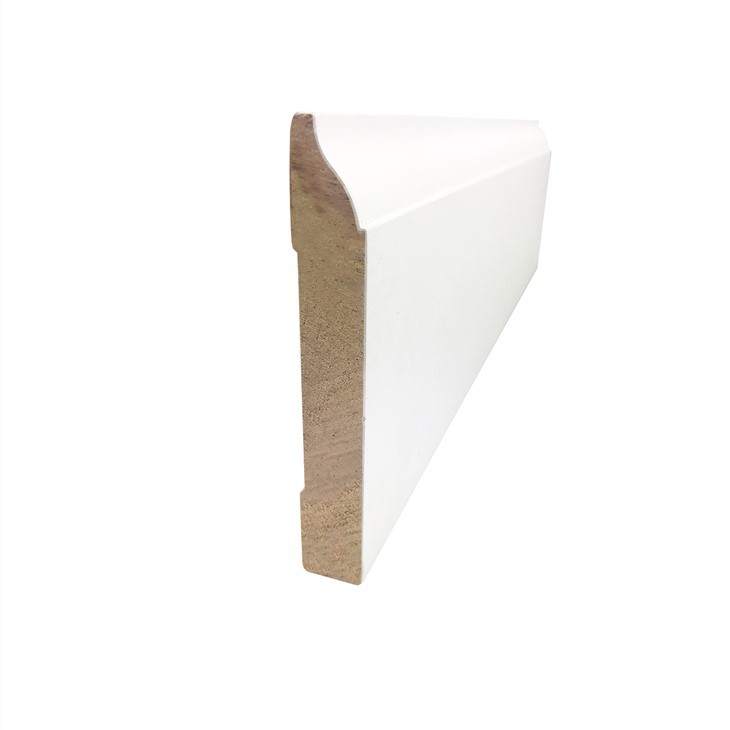 Baseboard Wood Pine Molding White Primed Moulding