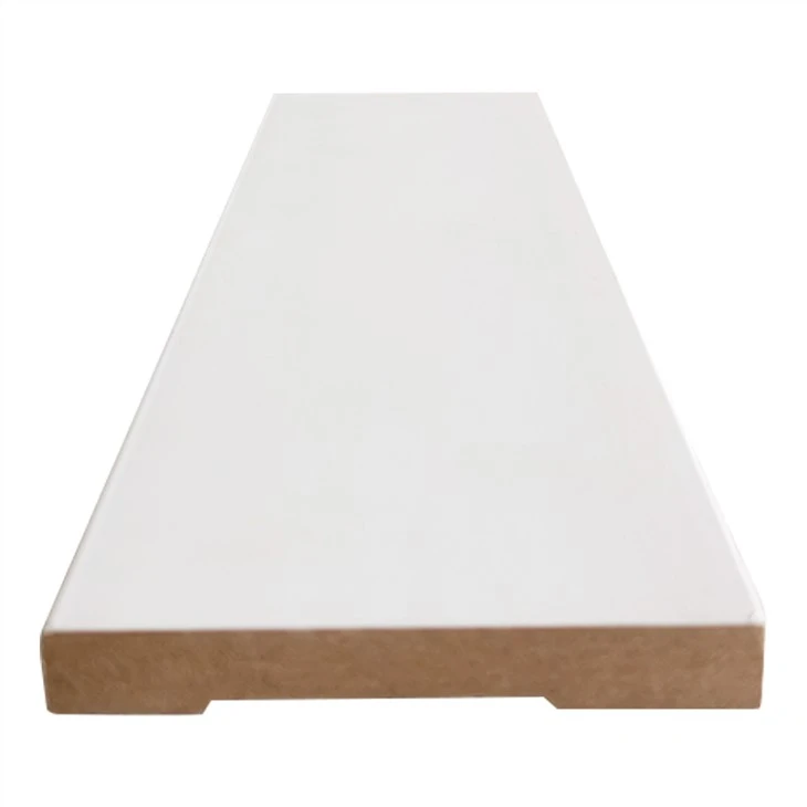 China White Primed Mdf Baseboard