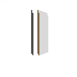 Baltas gruntuotas MDF Shiplap Wainscot