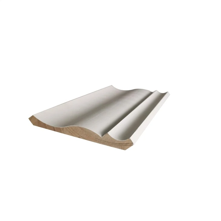 White Primed Finger Joint Radiata Pine Skirting Door Casing Moulding